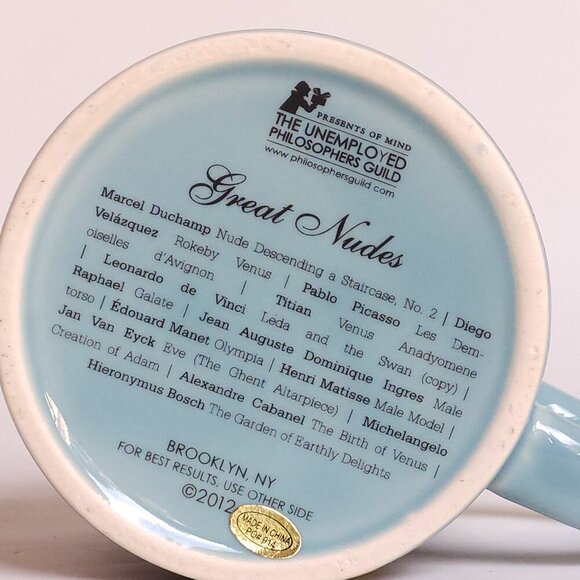 The Unemployed Philosophers Guild Great Nudes Mug Colour Change Mug - Picture 5 of 5